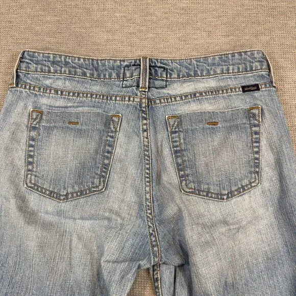 Levi Strauss Signature Denim Bermuda Shorts Womens 10 Low Rise Blue Stretch - Picture 4 of 14